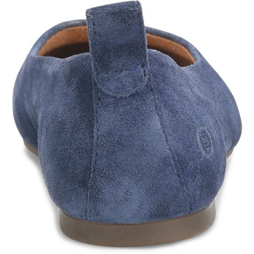 Born® Women's 7.5‎ M BECA™ Flat in Blue Indigo Suede - $110 - Picture 6 of 8